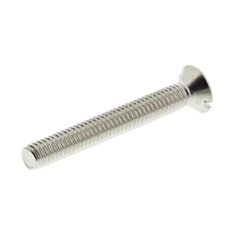 RS PRO Slot Countersunk Nickel Plated Brass Machine Screw M4 30 mm 482-9322