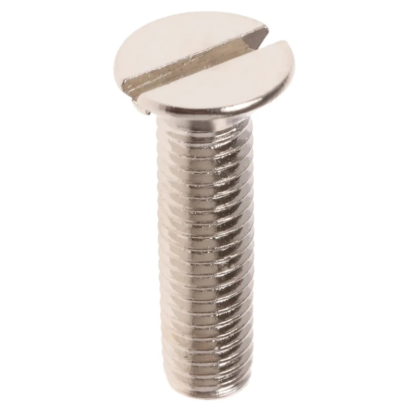 RS PRO Slot Countersunk Brass Machine Screw 20 mm M5 482-9388