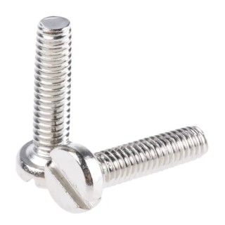 RS PRO Slot Cheese Brass Machine Screw 10 mm M2.5 482-9732