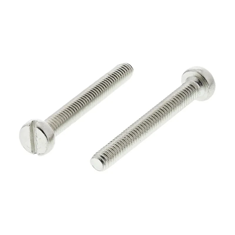 RS PRO Slot Cheese Brass Machine Screw Nickel Plated 20 mm M2.5 482-9748