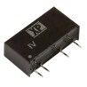 XP Power Isolated DC/DC Converter Single Output 12V DC 10mA 24V DC Input Through Hole SIP Package 1W IV2412SA