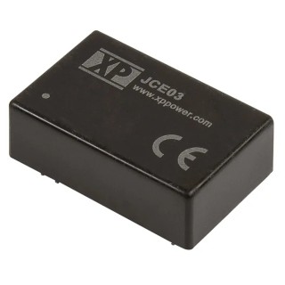XP Power JCE03 DC/DC Converter Dual Output 24V, -24V, 63mA, 18-36V Input, 3W, Through Hole DIP24 Package JCE03