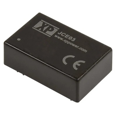 XP Power JCE03 DC/DC Converter Dual Output 24V, -24V, 63mA, 18-36V Input, 3W, Through Hole DIP24 Package JCE03