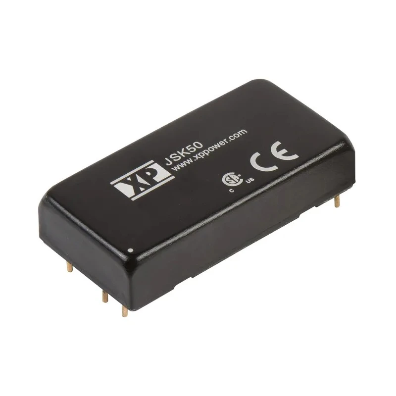 XP Power Isolated DC-DC Converter 50W 24V DC Output 2.08A Input 9-18V DC Through Hole DIP JSK50