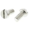 RS PRO Nickel Plated Brass Slotted Cheese Head Machine Screw 10 mm Length M5 Thread 482-9928