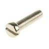 RS PRO Slot Cheese Head Brass Machine Screw Nickel Plated 20 mm M5 482-9956