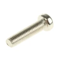 RS PRO Slot Cheese Head Brass Machine Screw Nickel Plated 20 mm M5 482-9956
