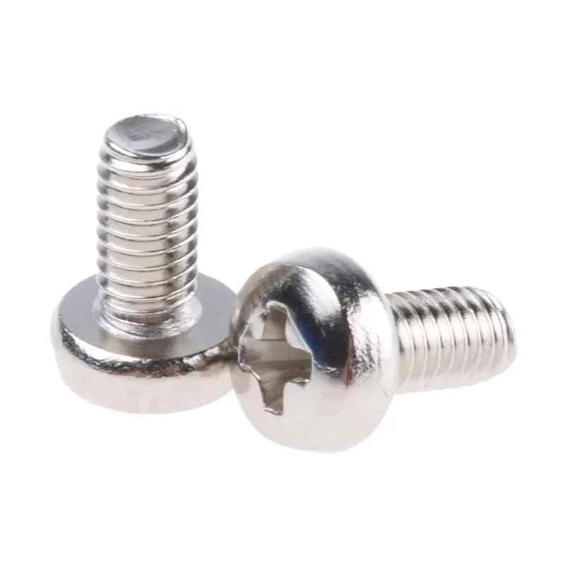 RS PRO Pozidriv Pan Brass Machine Screw 6 mm M3 483-0091