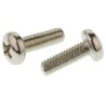 RS PRO Pozidriv Pan Brass Machine Screw 12 mm M4 483-0164