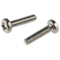RS PRO Pozidriv Pan Brass Machine Screw 16 mm M4 483-0186