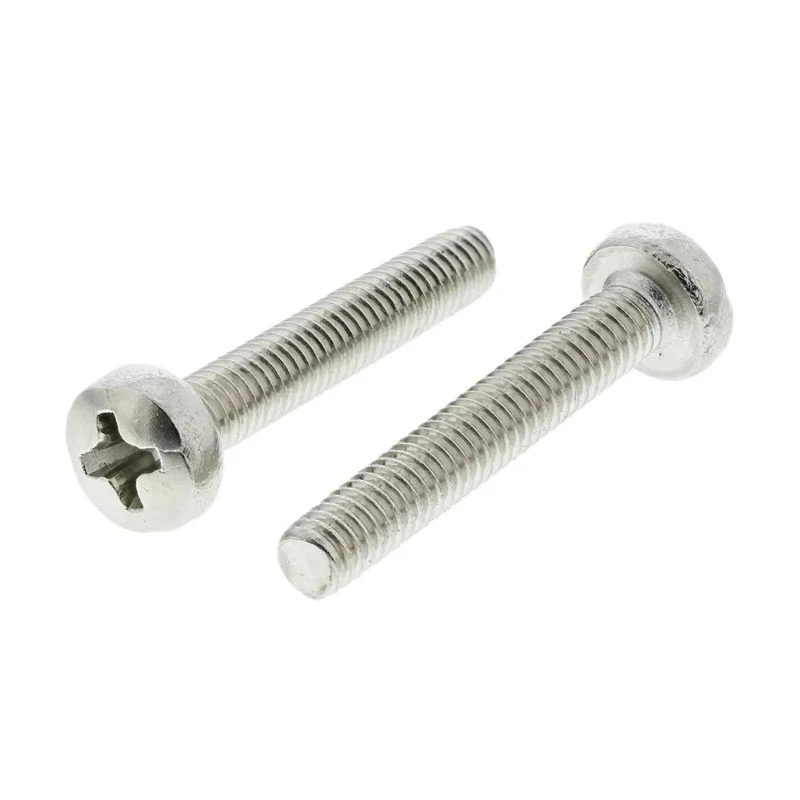 RS PRO Pozidriv Pan Brass Machine Screw 25 mm M4 483-0209