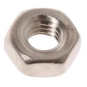 RS PRO Nickel Plated Brass Hex Nut M3 DIN 934 2.4mm Overall Height 483-0502