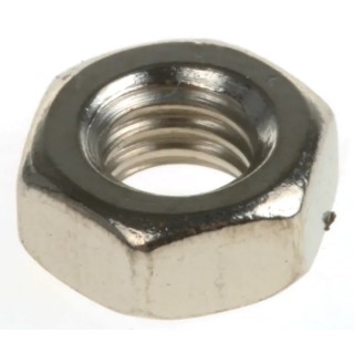 RS PRO Stainless Steel Hex Nuts Box 250 Pieces M4, Plain Finish, DIN 934, Taiwan 483-0530