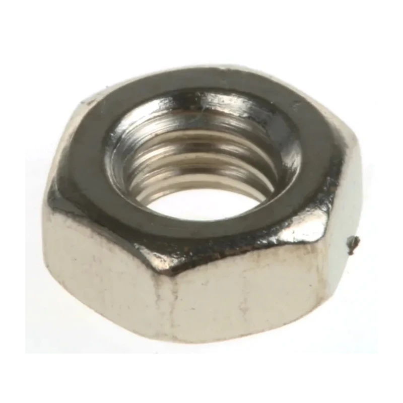 RS PRO Stainless Steel Hex Nuts Box 250 Pieces M4, Plain Finish, DIN 934, Taiwan 483-0530
