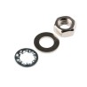 RS PRO Brass, Steel Hex Nut & Washer with Internal Tooth Kit 200 Pieces M5 Threads 483-0906