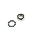 RS PRO Steel and Brass Hex Nut & Internal Tooth Washer Kit M6, 400 Pieces 483-0912