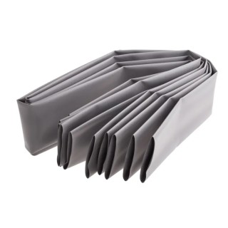 RS PRO Flexible Polyolefin Heat Shrink Tubing Grey 50.8 mm Sleeve Diameter x 1.2 m Length 2:1 Ratio 483-4217
