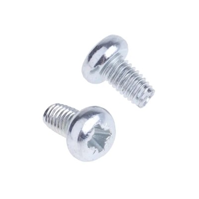RS PRO Bright Zinc Steel Pan Head Self-Tapping Screw 5 mm M3 483-1202