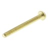 RS PRO Slot Pan Brass Machine Screw 30 mm M3 483-1432