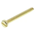 RS PRO Slot Pan Brass Machine Screw 30 mm M3 483-1432