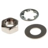 RS PRO Brass and Steel Hex Full Nut and Washer Kit M3.5 with 400 Pieces 483-0877