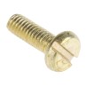 RS PRO Slot Pan Brass Machine Screw 12 mm M4 483-1511