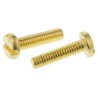 RS PRO Slot Pan Brass Machine Screw 16 mm M4 483-1533
