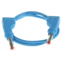 Staubli Connector Test Lead 32A 600V Blue 500 mm Lead Length 66.9407-050-23