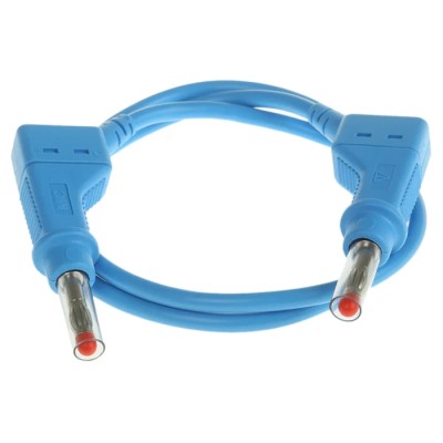 Staubli Connector Test Lead 32A 600V Blue 500 mm Lead Length 66.9407-050-23