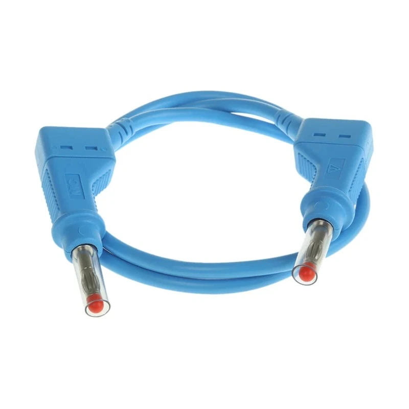 Staubli Connector Test Lead 32A 600V Blue 500 mm Lead Length 66.9407-050-23
