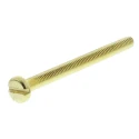 RS PRO Slot Pan Brass Machine Screw 50 mm M4 483-1577