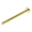 RS PRO Slot Pan Brass Machine Screw 50 mm M4 483-1577