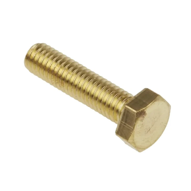 RS PRO Plain Brass Hex Bolt M6 x 25 mm 483-2384
