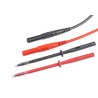 Staubli Multimeter Leads Test Lead Kit CAT II 600V 32A 1m 4mm Plugs 21284