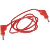 Staubli Connector Test Lead 32A, 600V, Red, 1 m Lead Length 66.9408-100-22