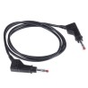 Staubli Connector Test Lead 32A, 600V, Black, 1 m Lead Length 66.9408-100-21