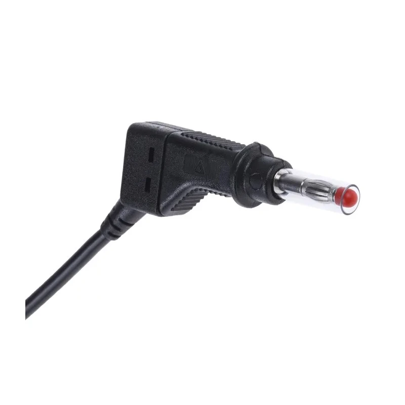 Staubli Connector Test Lead 32A, 600V, Black, 1 m Lead Length 66.9408-100-21