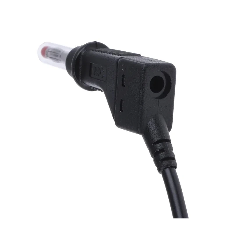 Staubli Connector Test Lead 32A, 600V, Black, 1 m Lead Length 66.9408-100-21