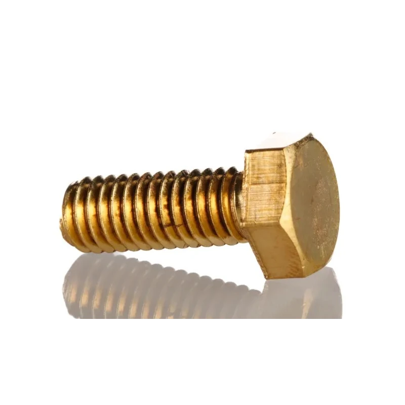 RS PRO Plain Brass Hex Bolt M6 x 20 mm 483-2378