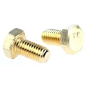 RS PRO Brass Hex Bolt Plain Finish M8 Thread 16 mm Length 483-2407