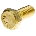 RS PRO Plain Brass Hex Bolt M8 x 20 mm 483-2413