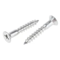 RS PRO Pozidriv Countersunk Stainless Steel Wood Screw, Plain Finish, Metric Thread, 30mm Length 483-3185