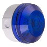 Moflash Blue LED Beacon 30V AC/DC Flashing Rear Mount, ABS Housing, IP65 LED195-02WH-03