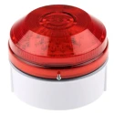 Moflash LED195 Series Red Beacon 30V AC/DC Flashing Rear, Side Mount LED Bulb IP65 LED195-02WH-02