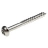 RS PRO Pozidriv Round Stainless Steel Wood Screw 4 mm Thread 40 mm Length 483-3236