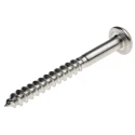 RS PRO Pozidriv Round Stainless Steel Wood Screw 4 mm Thread 40 mm Length 483-3236