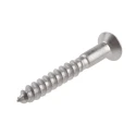 RS PRO Pozidriv Countersunk Stainless Steel Wood Screw, Plain Finish, Metric Thread, 40 mm Length 483-3191