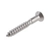 RS PRO Pozidriv Countersunk Stainless Steel Wood Screw, Plain Finish, Metric Thread, 40 mm Length 483-3191