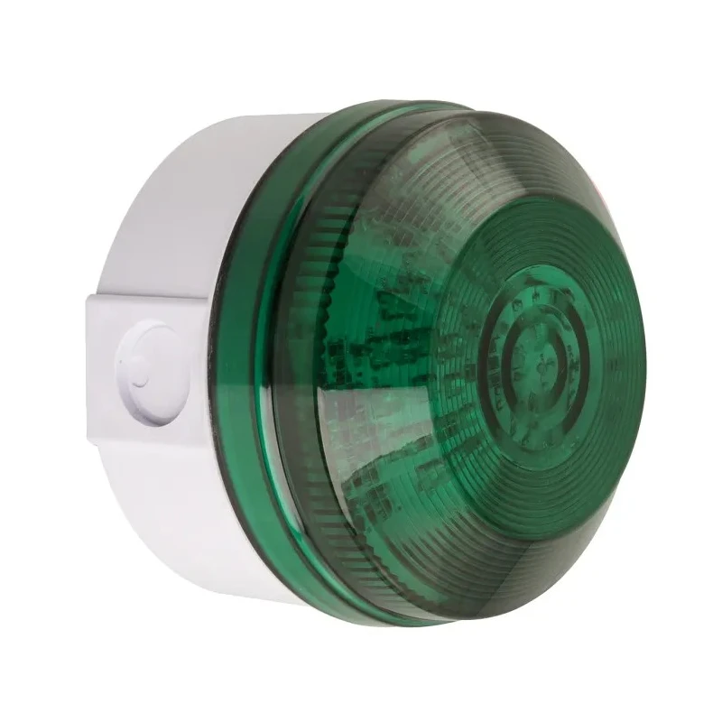 Moflash LED195 Series Green Beacon 30V AC/DC Flashing Rear, Side LED Bulb IP65 LED195-02WH-04