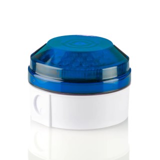 Moflash Industrial Blue LED Beacon Flashing Rear, ABS Housing, IP65, 280V AC/DC, LED195-05WH-03
